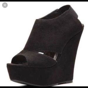 Madden Girl Suede Platform Wedges